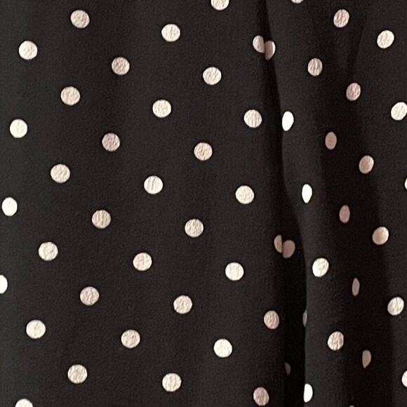 Forever 21 Polka Dot High Waist Wide Leg Flowy Trousers / Pants Size S - Picture 3 of 12